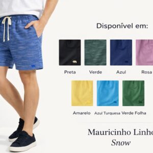 Bermuda Mauricinho Linho Snow