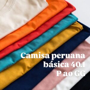 Camisa Malha Peruana 40.1